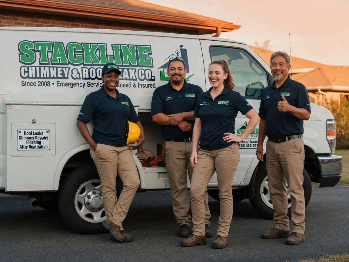 Chimney flashing repair company in Loop, TX